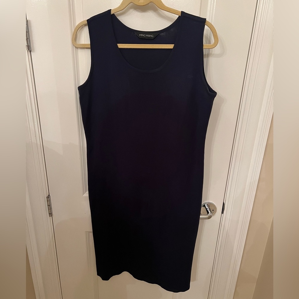 Ming Wang navy dress Medium